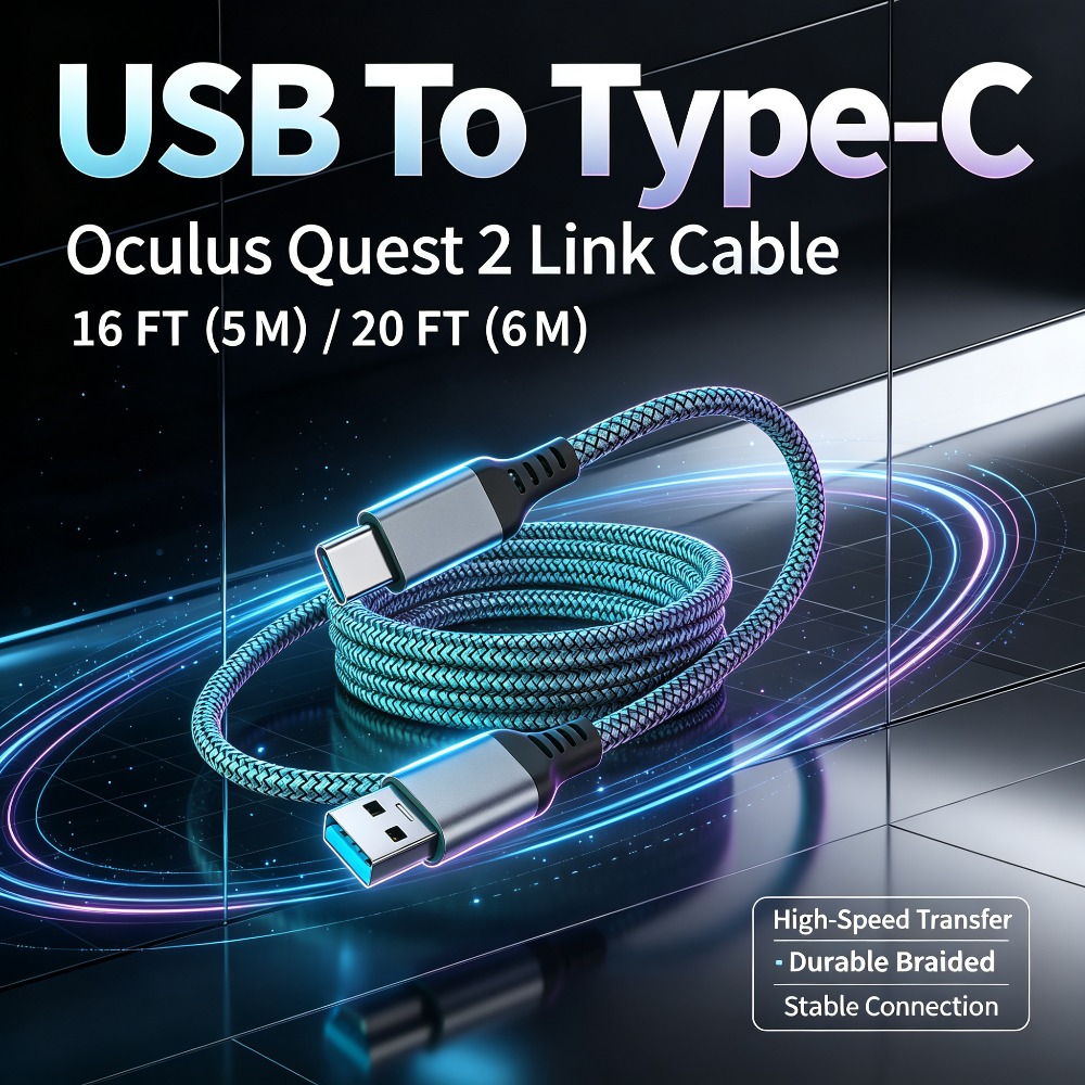 USB A to Type-C Link Cable 3m  - Pc Gaming Vr Headset ulasan dan harga