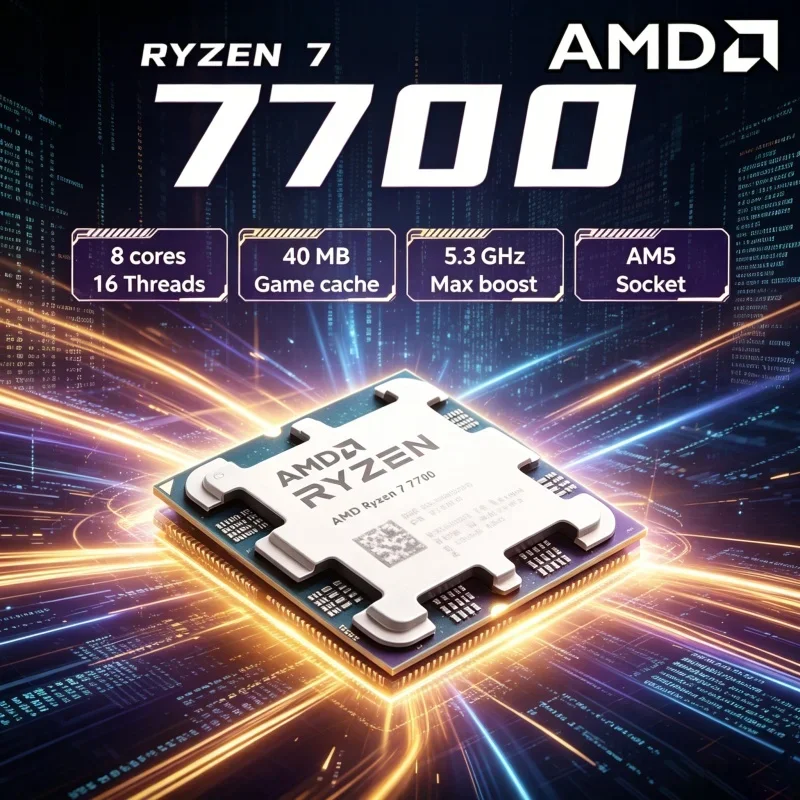 AMD R7 7700 Ryzen 7 7700 Budge - Pc Gaming Amd Ryzen 7 ulasan dan harga