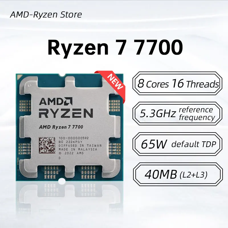 New AMD Ryzen 7 7700 Processor - Pc Gaming Amd Ryzen 7 ulasan dan harga