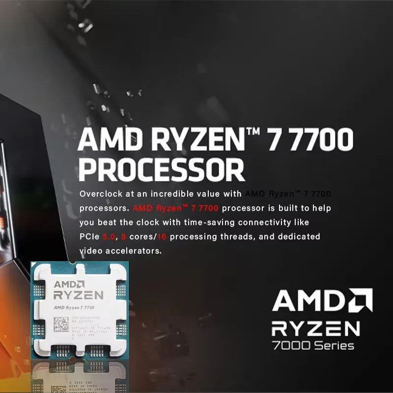 New AMD Ryzen 7 7700 Processor - Pc Gaming Amd Ryzen 7 ulasan dan harga