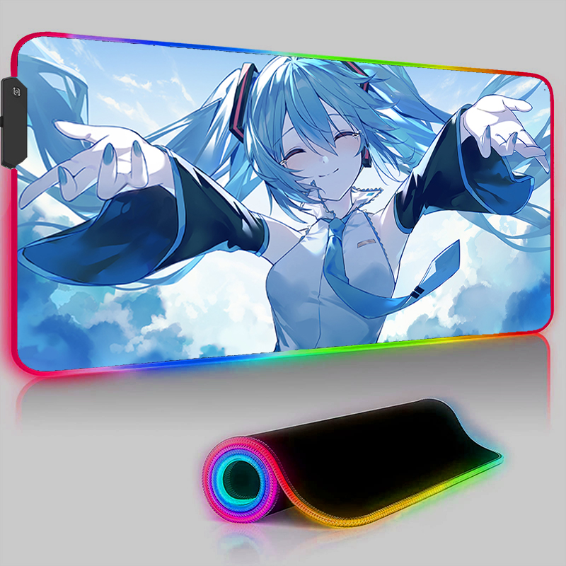 Kawaii Pink HD Mouse Pad RGB P - Pc Gaming Hatsune Miku ulasan dan harga