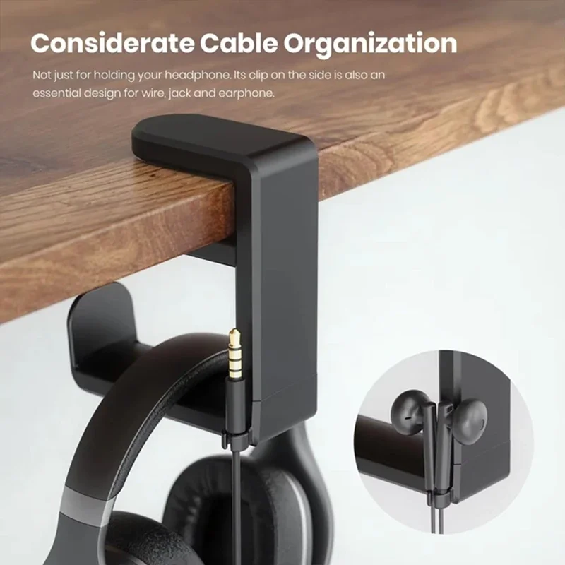 360° Rotating Headphone Stand  - Pc Gaming Desk ulasan dan harga