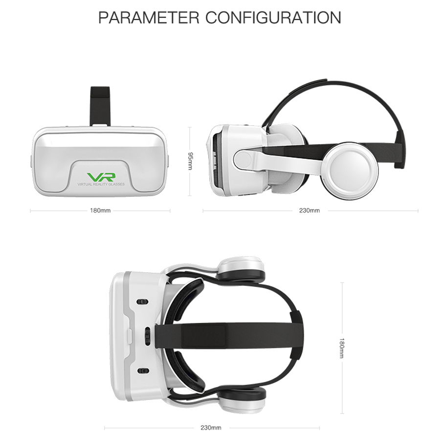 VR Shinecon 10.0 Helmet 3D Gla - Vr Headset Pc ulasan dan harga