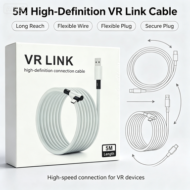 5M Long Rotatable Elbow VR Lin - Pc Gaming Vr Headset ulasan dan harga