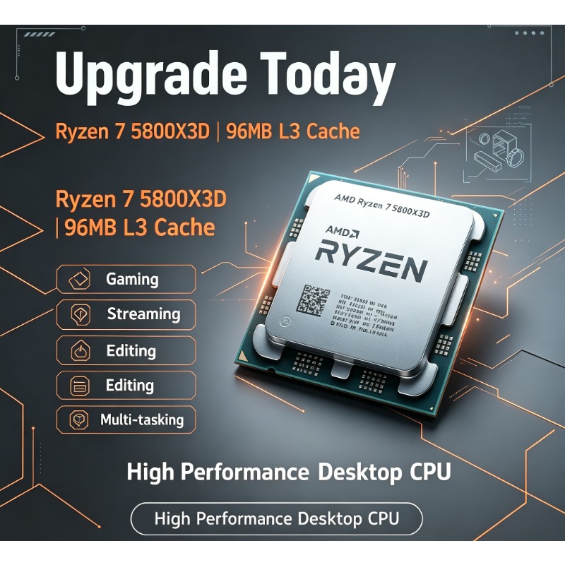 Ryzen 7 5800X3D PC Gaming Proc - Pc Gaming Amd Ryzen 7 ulasan dan harga