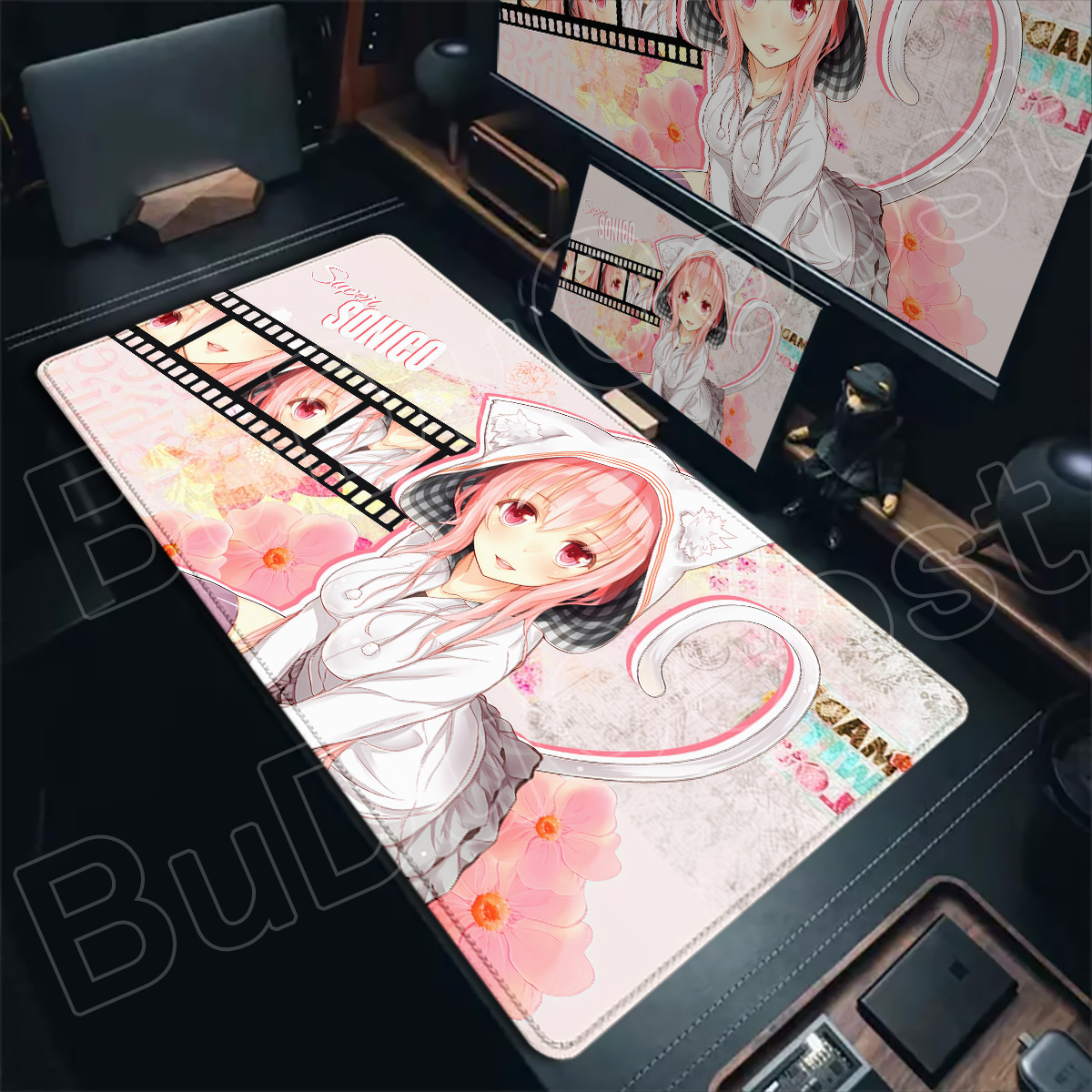 XXL Laptop Keyboard Mats Table - Pc Gaming Kawaii ulasan dan harga