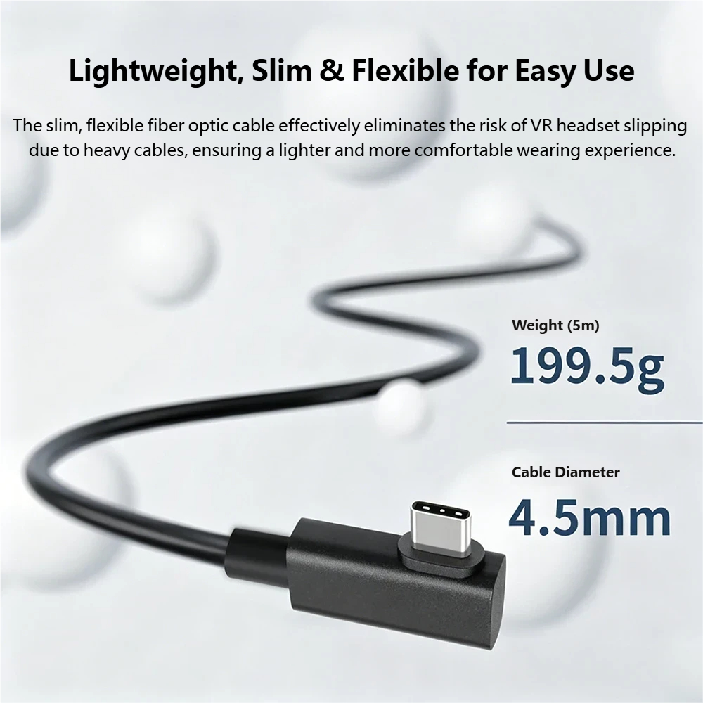5m VR Link Fiber Optic Cable A - Vr Headset Pc ulasan dan harga