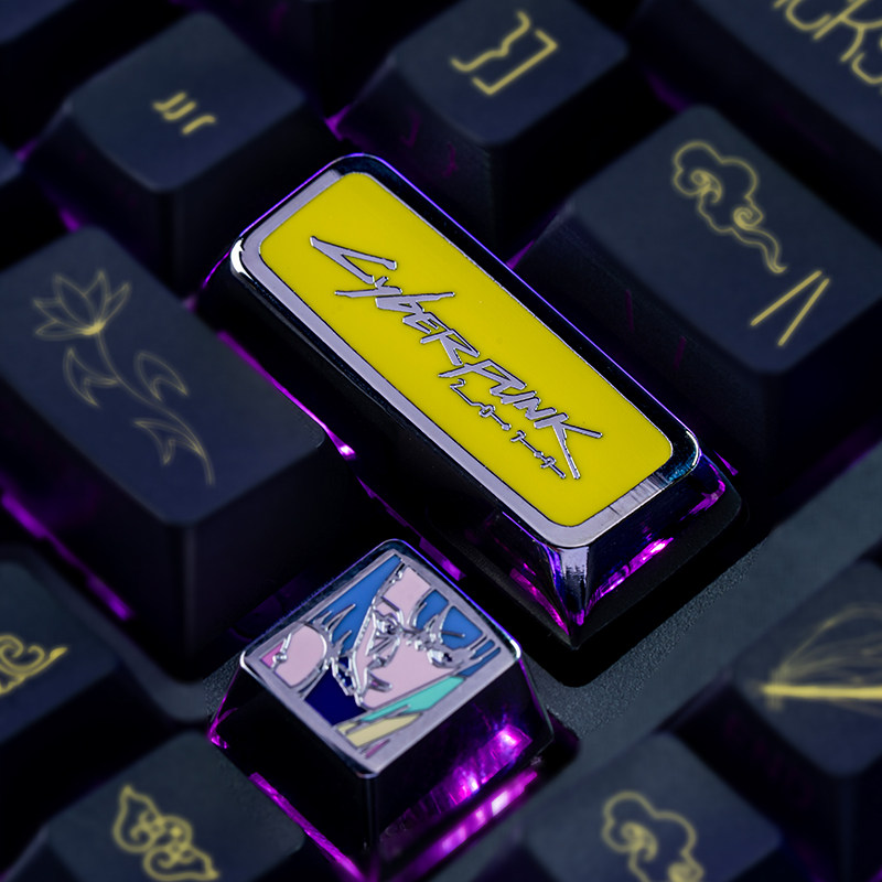 Anime Keycaps Cyberpunk 2077 T - Pc Gaming Keyboards ulasan dan harga