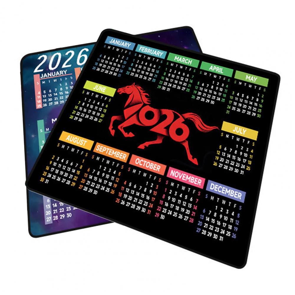 2026 Calendar Mouse Pad Waterp - Pc Gaming Desk ulasan dan harga