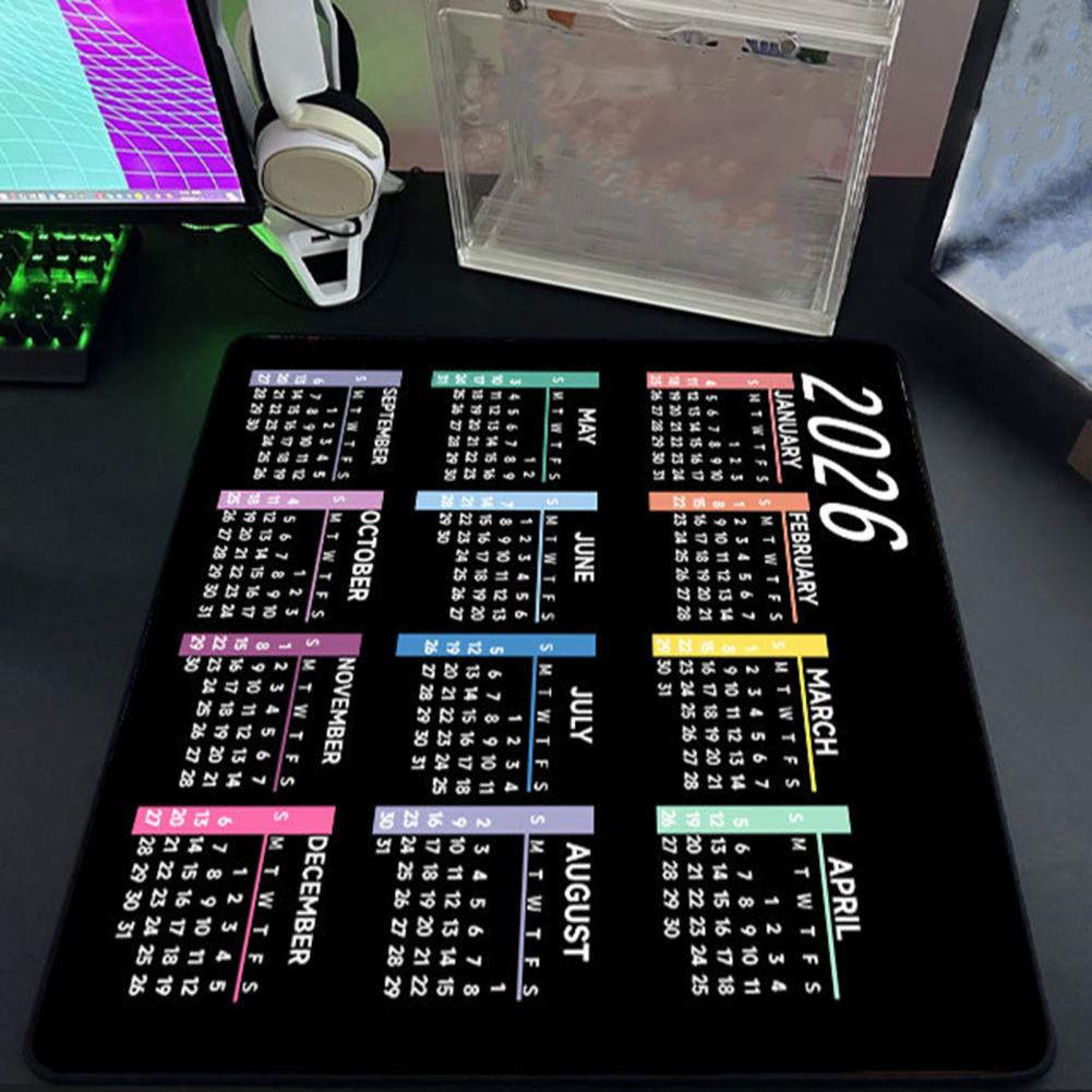 2026 Calendar Mouse Pad Waterp - Pc Gaming Desk ulasan dan harga