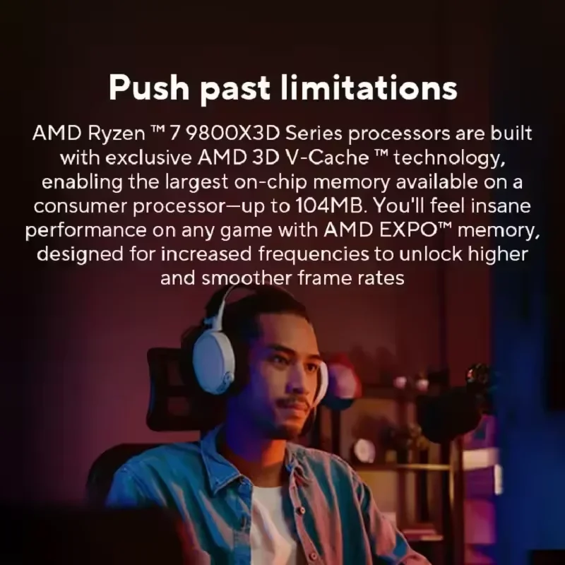 Ryzen 7 9800X3D AMD AM5 Deskto - Pc Gaming Amd Ryzen 7 ulasan dan harga