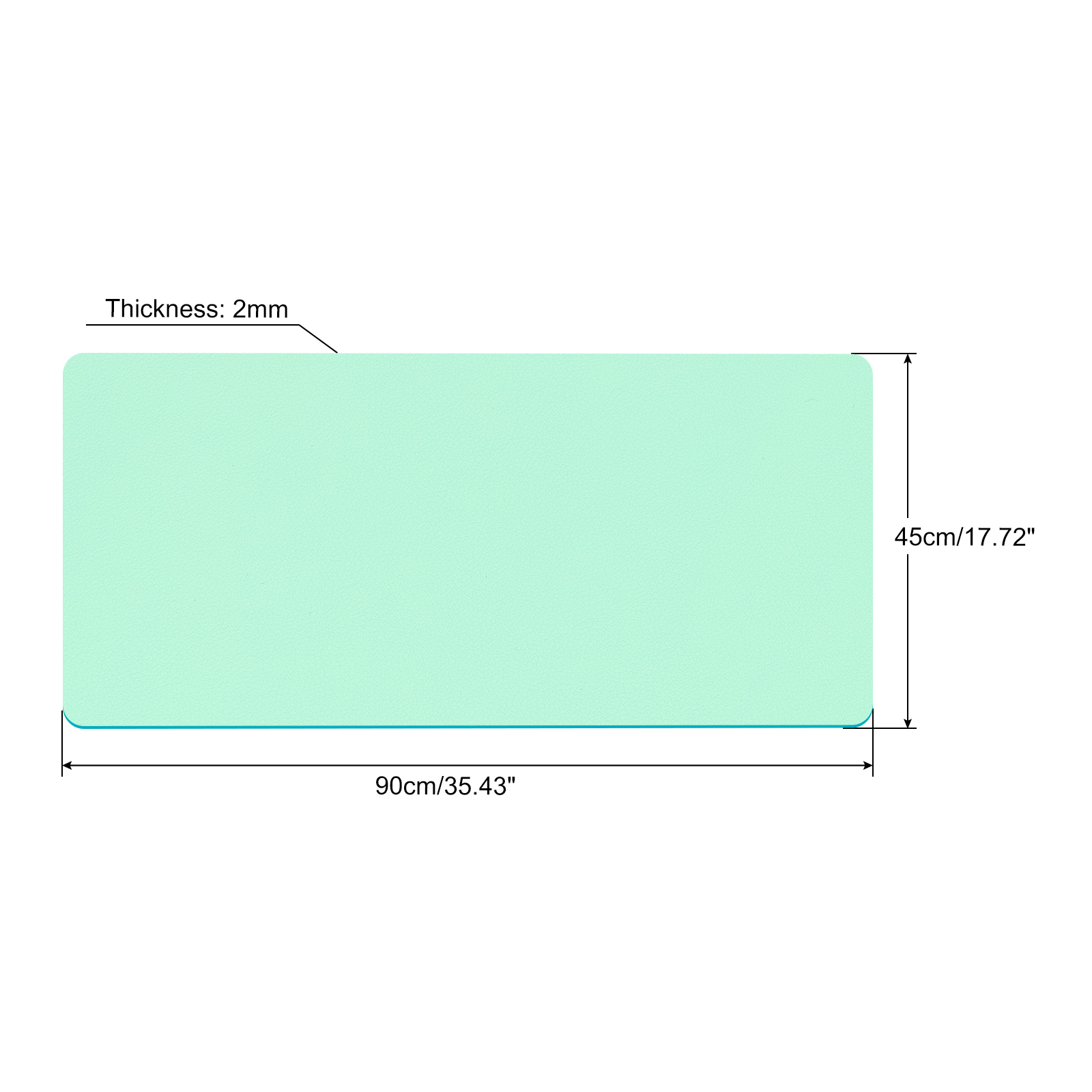 Office Desk Mat Protector PU L - Pc Gaming Keyboards ulasan dan harga