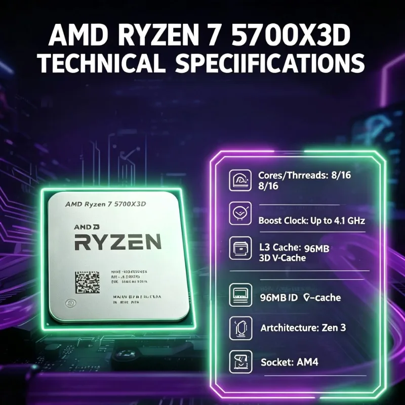AMD Ryzen 7 5700X3D PC Buildin - Pc Gaming Amd Ryzen 7 ulasan dan harga