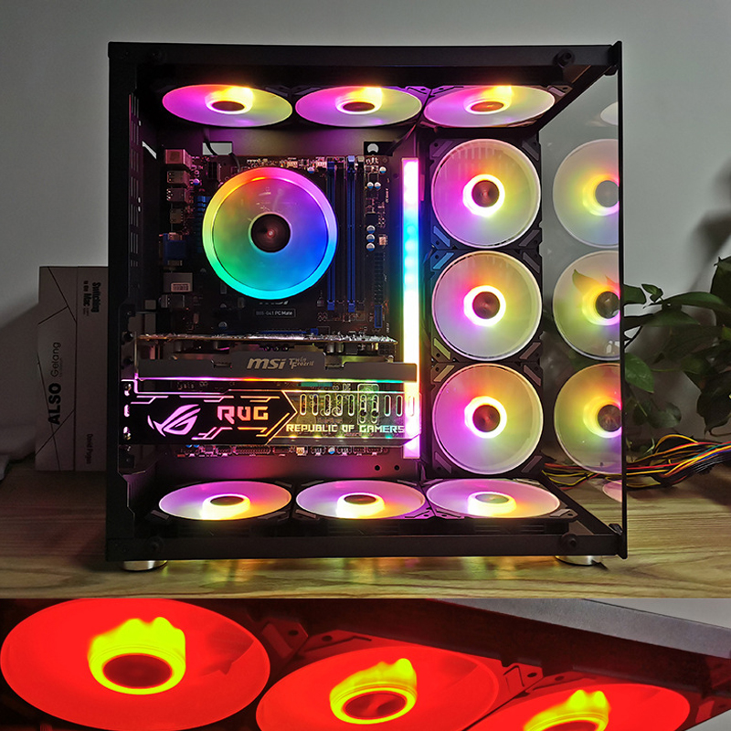 ARGB 120mm Case Fan 5V 3PIN Mo - Pc Gaming Desk ulasan dan harga