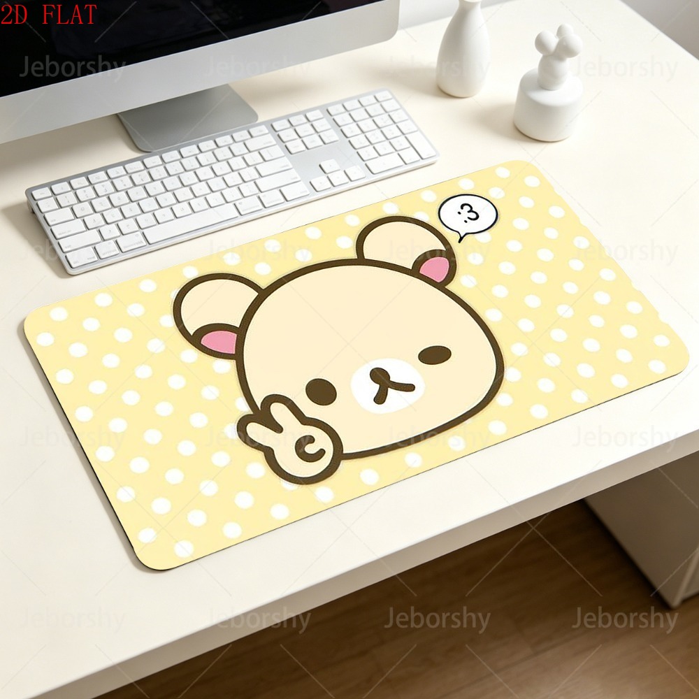 Rilakkuma Large Desk Pad Cute  - Pc Gaming Kawaii ulasan dan harga