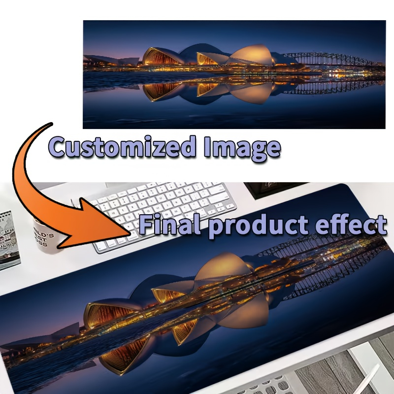 Customized Design Mouse Pad Pe - Pc Gaming Desk ulasan dan harga