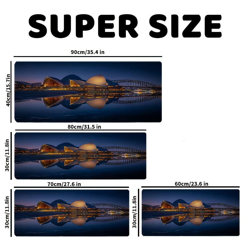 Customized Design Mouse Pad Pe - Pc Gaming Desk ulasan dan harga