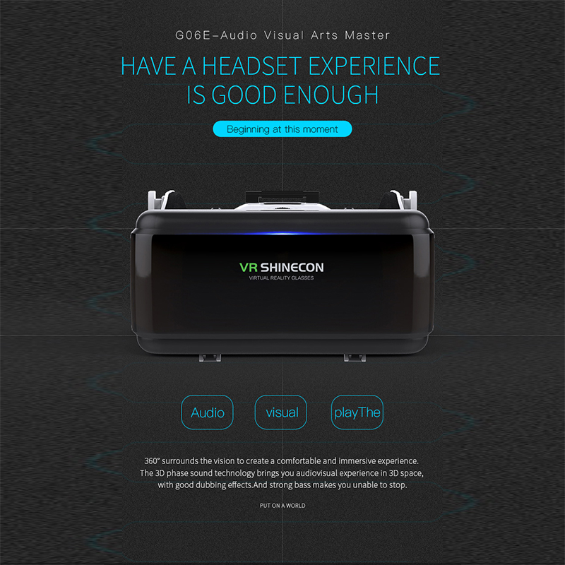 VR Shinecon Casque Helmet 3D G - Vr Headset Pc ulasan dan harga