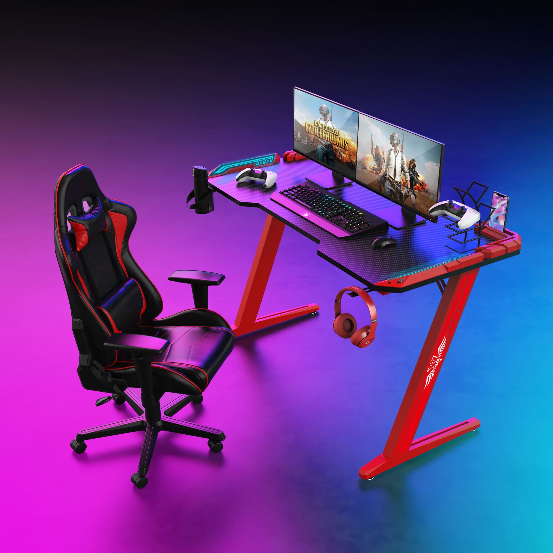 Wholesale High Quality Modern  - Pc Gaming Desk ulasan dan harga