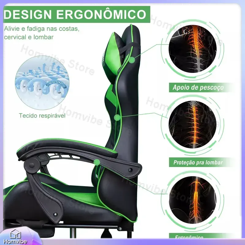 High-Back Ergonomic Gaming Cha - Pc Gaming Desk ulasan dan harga